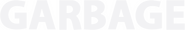 Logo of Garbage image size 1268x204