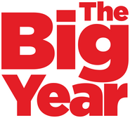 Logo of The Big Year image size 1431x1296
