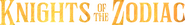 Logo of Knights of the Zodiac image size 900x123