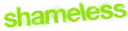 Logo of Shameless image size 1585x385