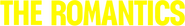 Logo of The Romantics image size 1276x179