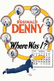 poster Where Was I?