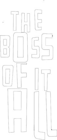 Logo of The Boss of It All image size 605x1469