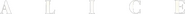 Logo of Alice image size 789x60