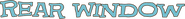 Logo of Rear Window image size 780x81