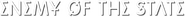 Logo of Enemy of the State image size 788x72