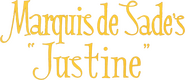 Logo of Marquis de Sade: Justine image size 1814x782