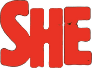 Logo of She image size 562x416