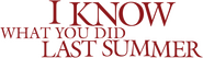 Logo of I Know What You Did Last Summer image size 1004x286