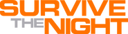 Logo of Survive the Night image size 560x151