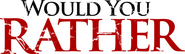 Logo of Would You Rather image size 4317x1255