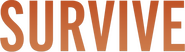 Logo of Survive image size 782x219