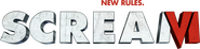 Logo of Scream VI image size 3769x937