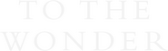 Logo of To the Wonder image size 753x229