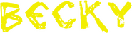 Logo of Becky image size 1273x323