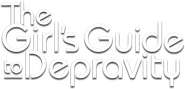 Logo of The Girl's Guide to Depravity image size 625x300