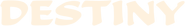 Logo of Destiny image size 1270x178
