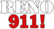 Logo of Reno 911! image size 573x309
