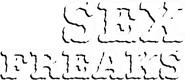 Logo of Sex Freaks image size 589x255