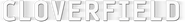 Logo of Cloverfield image size 1230x149