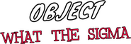 Logo of Object What The Sigma image size 945x317