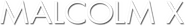 Logo of Malcolm X image size 1576x220