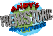 Logo of Andy's Prehistoric Adventures image size 326x220