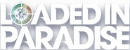 Logo of Loaded in Paradise image size 1226x479