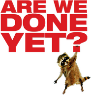Logo of Are We Done Yet? image size 514x538