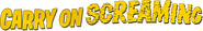 Logo of Carry On Screaming! image size 785x122