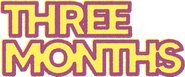 Logo of Three Months image size 664x278