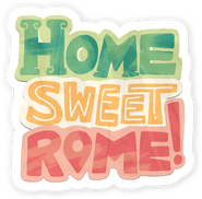 Logo of Home Sweet Rome! image size 1414x1394