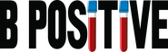 Logo of B Positive image size 4076x1282