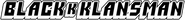 Logo of BlacKkKlansman image size 1278x136