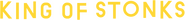 Logo of King of Stonks image size 1277x137