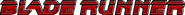 Logo of Blade Runner image size 782x63