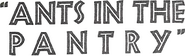 Logo of Ants in the Pantry image size 338x103