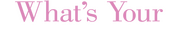 Logo of What's Your Number? image size 1273x341
