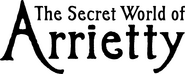 Logo of The Secret World of Arrietty image size 1868x747