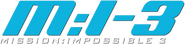 Logo of Mission: Impossible III image size 785x186