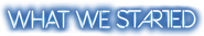 Logo of What We Started image size 1265x224