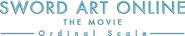 Logo of Sword Art Online: The Movie – Ordinal Scale image size 905x178