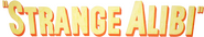 Logo of Strange Alibi image size 803x146