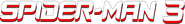 Logo of Spider-Man 3 image size 4315x565