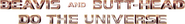 Logo of Beavis and Butt-Head Do the Universe image size 4274x561