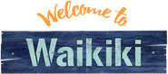 Logo of Welcome to Waikiki image size 553x245