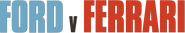 Logo of Ford v Ferrari image size 782x141