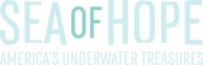 Logo of Sea of Hope: America's Underwater Treasures image size 3817x1226