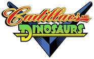 Logo of Cadillacs and Dinosaurs image size 491x306