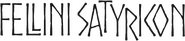 Logo of Satyricon image size 847x190